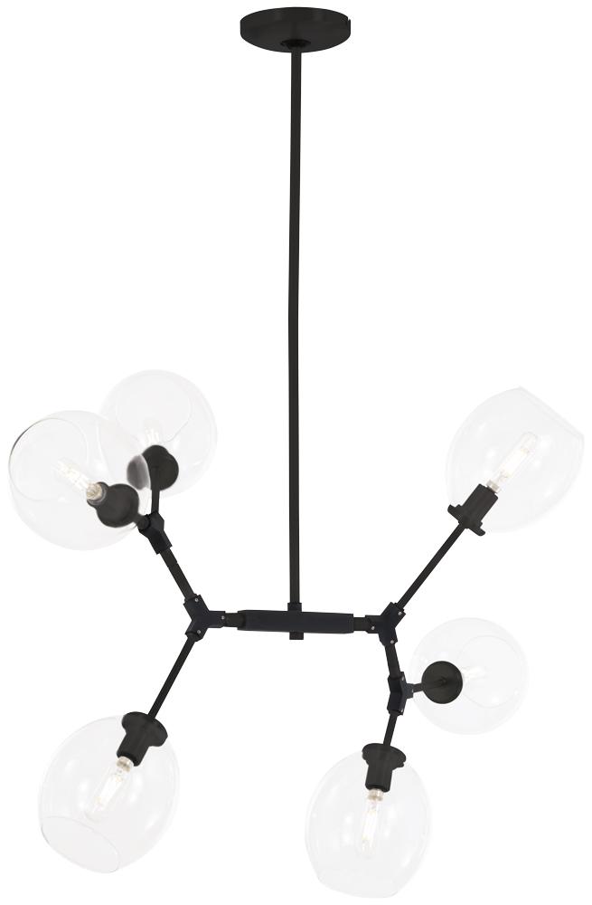 NEXPO - 6 LIGHT CHANDELIER