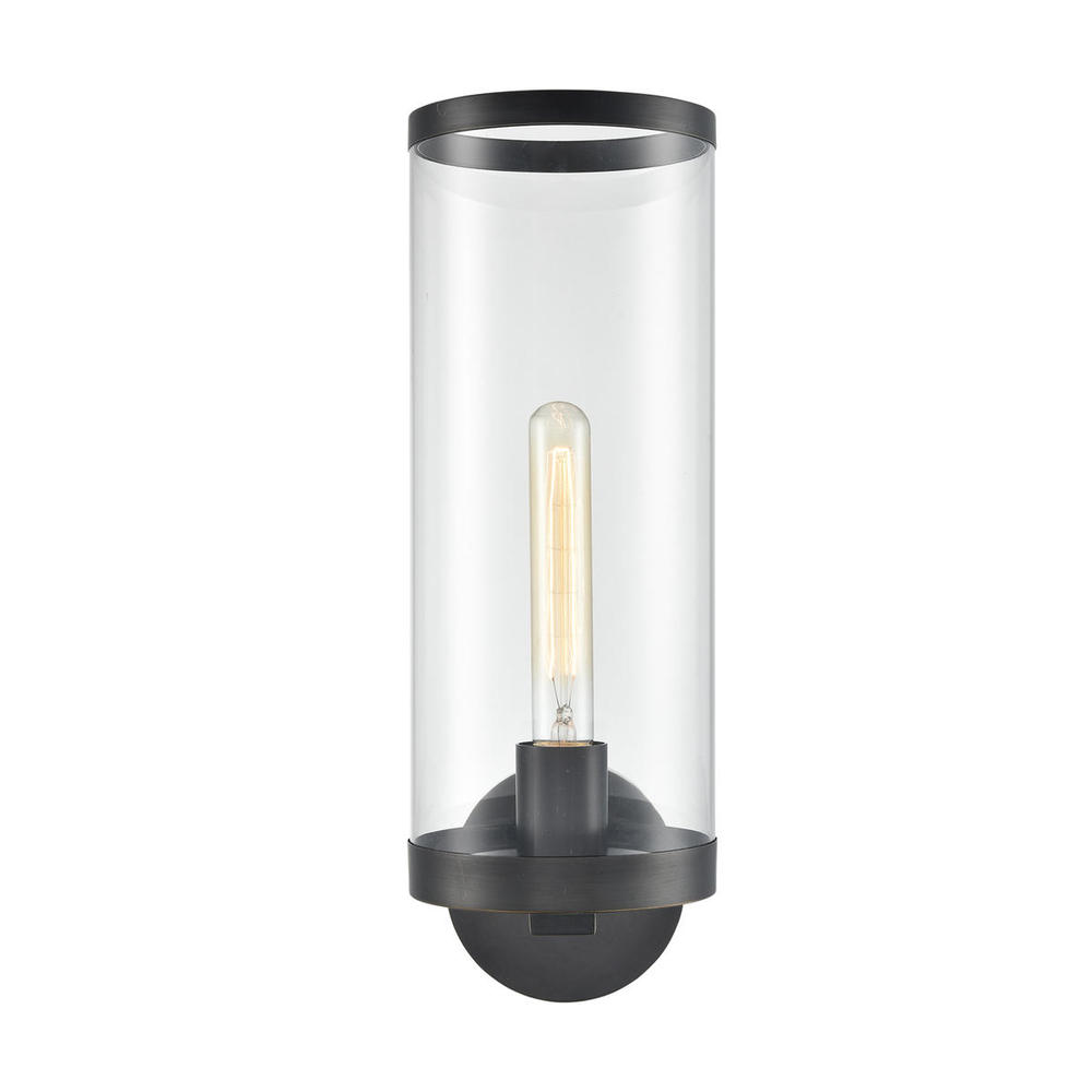 Revolve Ii Clear Glass/Urban Bronze 1 Light Wall/Vanity