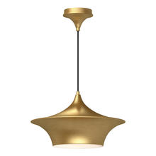 Alora Lighting PD523016BG - Emiko 16-in Brushed Gold 1 Light Pendant