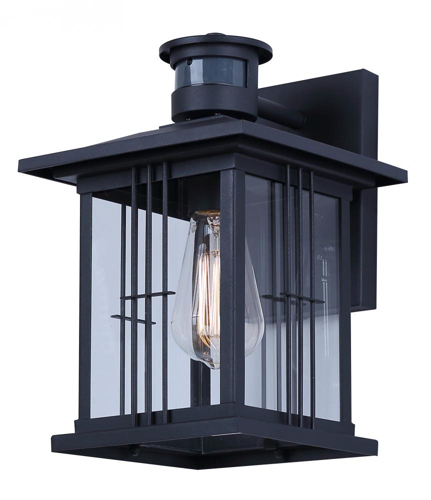 Grant Black Outdoor Wall Lantern