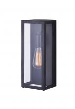 Canarm IOL269BK-HD - GALIA, Spec. IOL269BK-HD, 1 Lt Outdoor Down Light, Clear Glass, 100W Type A, 5 x 13 x 4 1/2