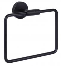 Canarm BA108A09BK - Bath Accessories, VAREN, BA108A09BK, MBK Color, Towel Ring, 8.625&#34; W x 6.5&#34; H x 3&#34; D