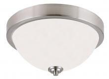 Canarm IFM578A13BN - River 2 Light Flush Mount, Nickel Finish