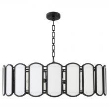 Quorum 824-8-59 - Belleview 8 Light Pendant |Matte Black