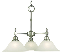 Framburg 2439 PB/CM - 3-Light Polished Brass Taylor Dinette Chandelier