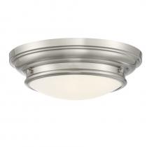 Savoy House Meridian M60063BN - 2-Light Ceiling Light in Brushed Nickel