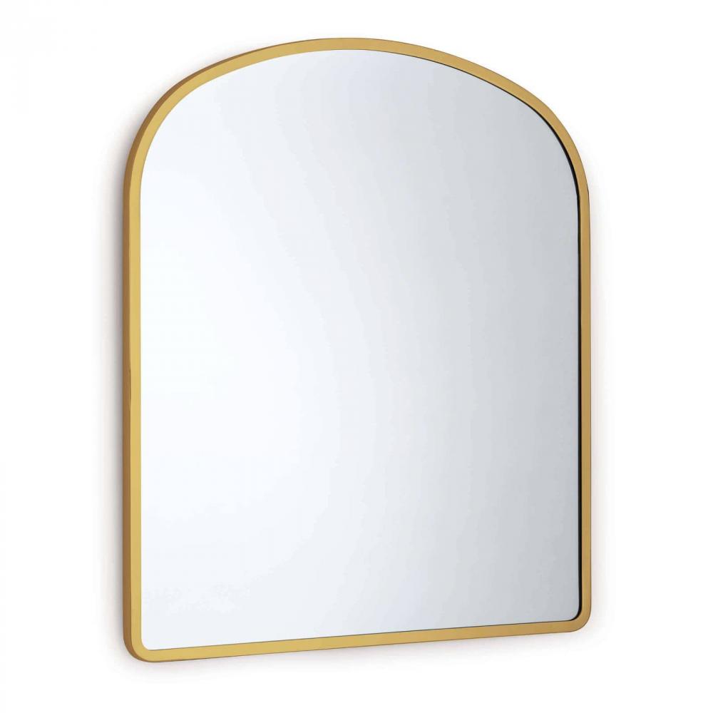 Regina Andrew Cloak Mirror (Natural Brass)