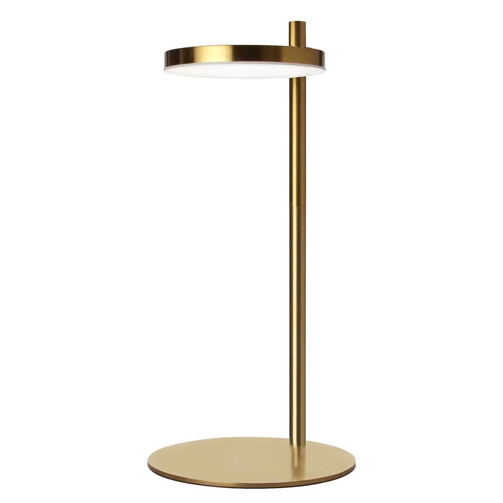 1 Light LED Fia Table Lamp Aged Brass