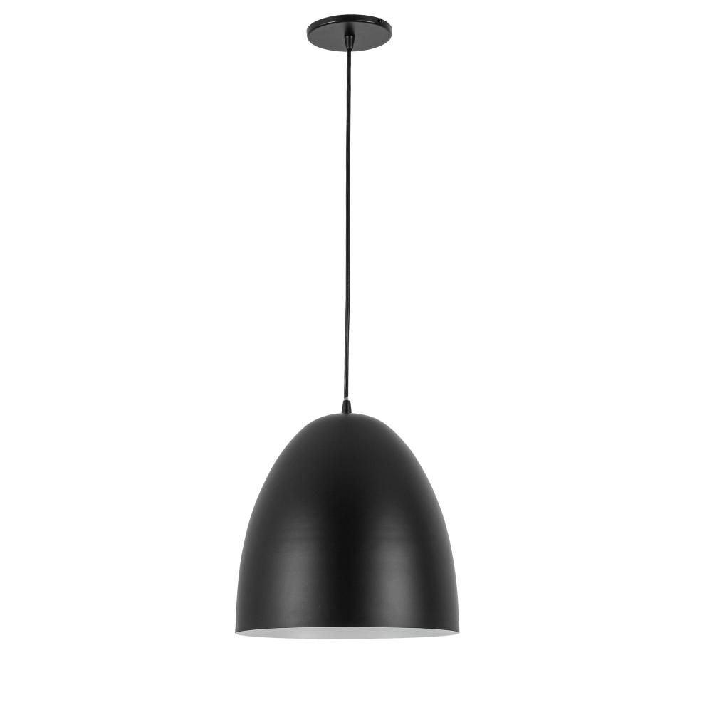 1LT Pendant, MB w/ MB Metal Shade