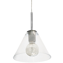 Dainolite RSW-91P-SC-CLR - 1 Light Incandescent Pendant, Satin Chrome with Clear Glass