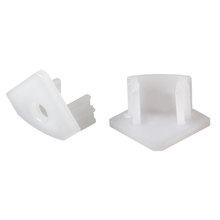 Dainolite LD-LPD1-EC - End Cap Set for LD-TRK-LPD1 - Aluminum Extrusion