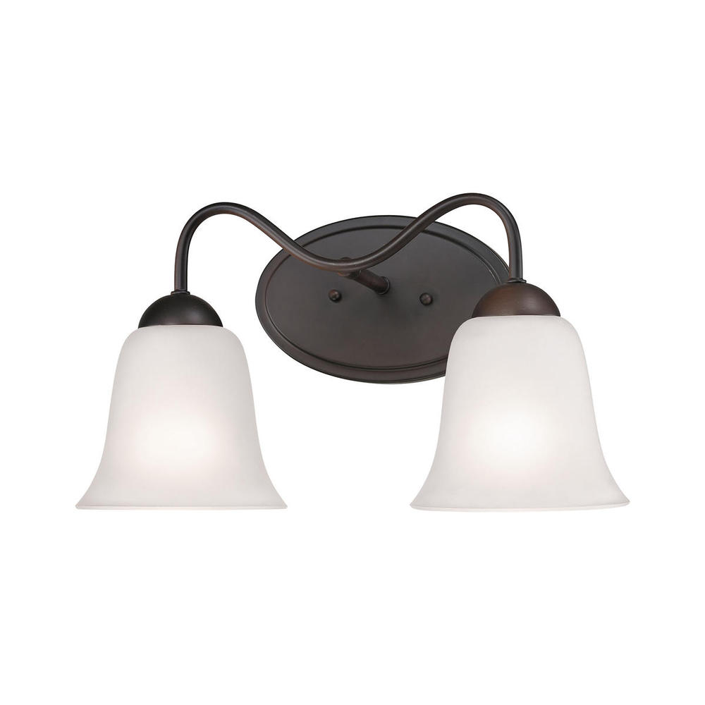 Thomas - Conway 15'' Wide 2-Light Vanity Light - Oil Rubbed Bronze