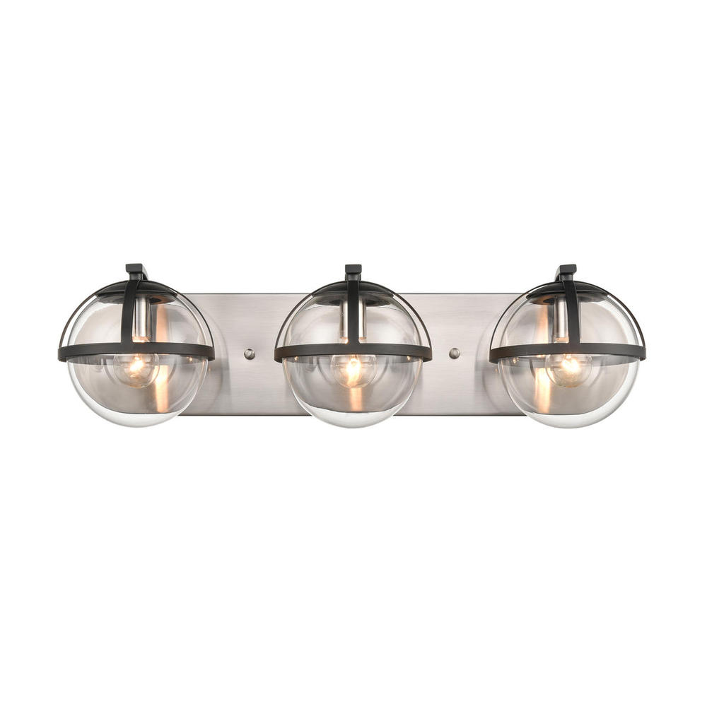 Davenay 23'' Wide 3-Light Vanity Light - Satin Nickel