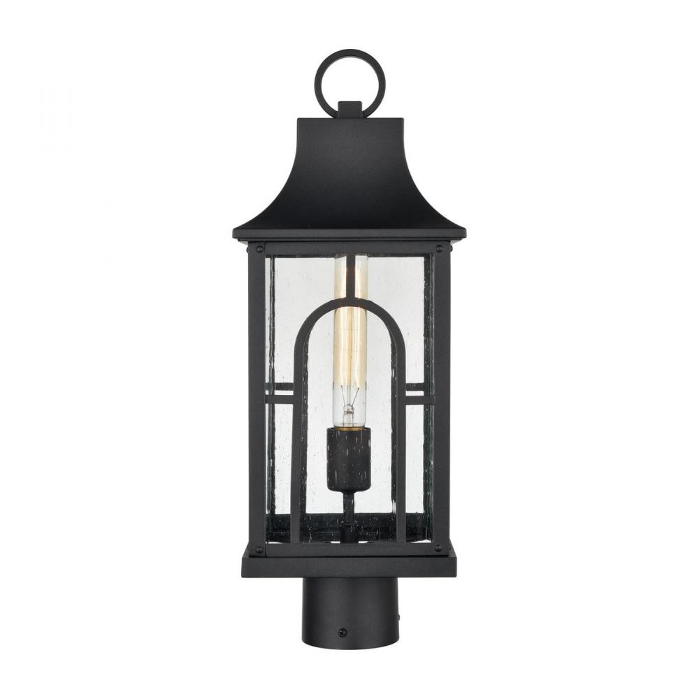 Triumph 19.75'' High 1-Light Outdoor Post Light - Textured Black