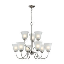 ELK Home 1209CH/20 - Thomas - Conway 26&#39;&#39; Wide 9-Light Chandelier - Brushed Nickel