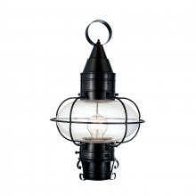 ELK Home 1511-BL-CL - Classic Onion 17.5&#39;&#39; High 1-Light Outdoor Post Light - Black