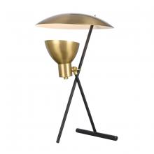 ELK Home H0019-9511 - Wyman Square 19&#39;&#39; High 1-Light Desk Lamp - Satin Gold