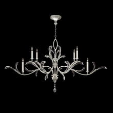 Fine Art Handcrafted Lighting 700840-SF4 - Beveled Arcs 74&#34; Oblong Chandelier