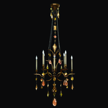 Fine Art Handcrafted Lighting 708640-1ST - Encased Gems 31&#34;W Round Chandelier