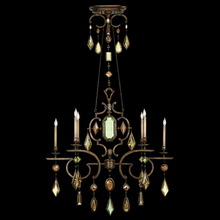 Fine Art Handcrafted Lighting 708940-1ST - Encased Gems 50&#34; Oblong Chandelier