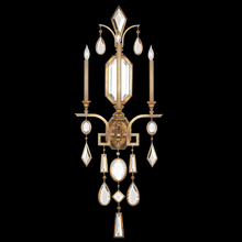 Fine Art Handcrafted Lighting 727050-3ST - Encased Gems 49&#34; Sconce