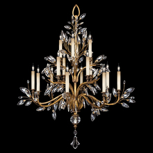 Fine Art Handcrafted Lighting 773740ST - Crystal Laurel 45&#34; Round Chandelier