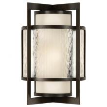 Fine Art Handcrafted Lighting 818281ST - Singapore Moderne Outdoor 24&#34;H Outdoor Wall Sconce