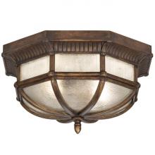 Fine Art Handcrafted Lighting 845282ST - Holland Park 16&#34;W Outdoor Flush Mount